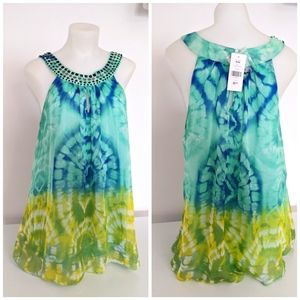 Boho Chic Fluffy Summer Top Camisole Size M